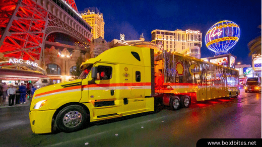 NASCAR Hauler Parade Las Vegas
