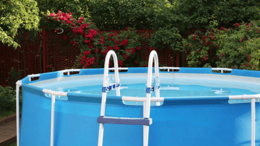 How to make an above ground pool ladder more stable