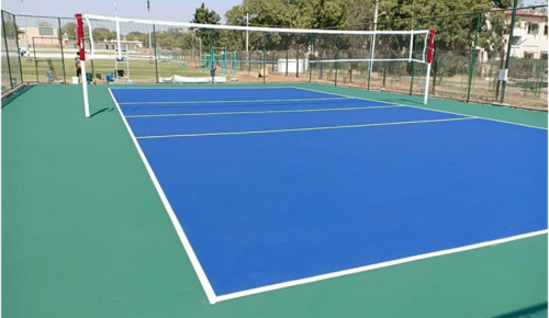 volleyball court size