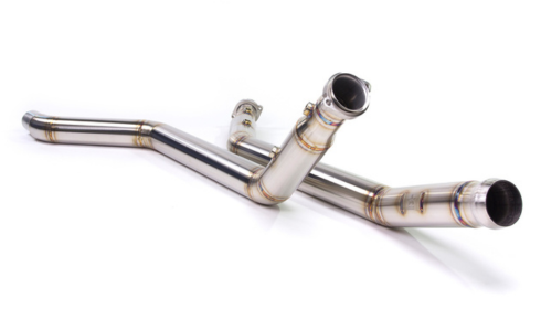 mercedes e63 w213 catted and catless downpipes